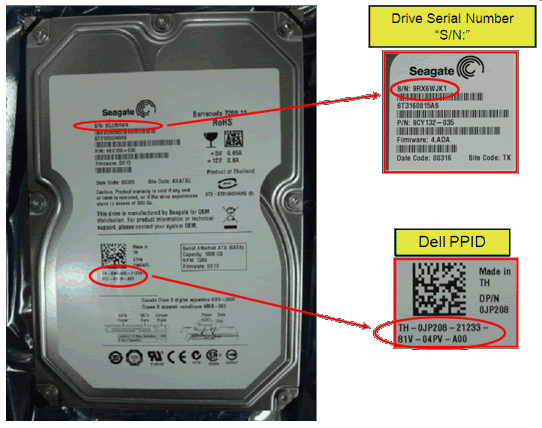 Disk firmware Dell